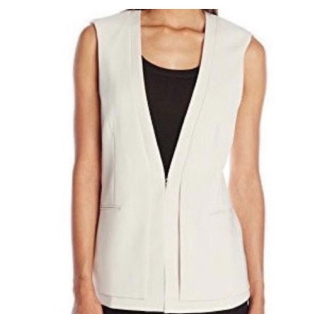 Bcbgmaxaria Size Large Eddie Double Layer Vest - image 5